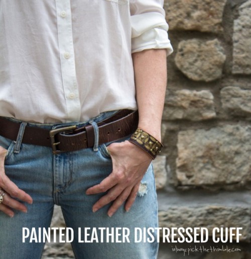 distressed-leather-cuff-using-paint-and-brads1