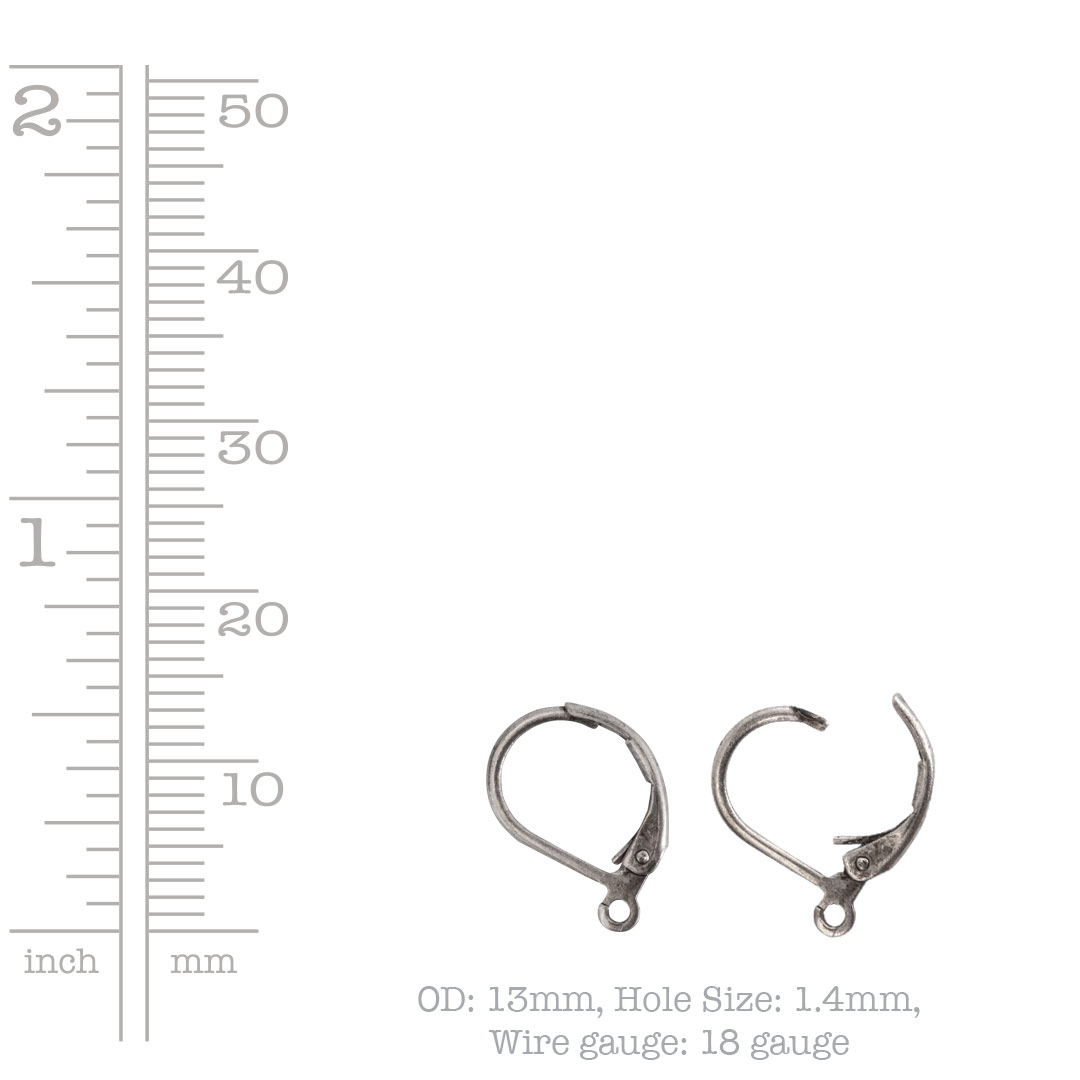 Leverback Earrings (Sterling Silver) (10 Pieces)
