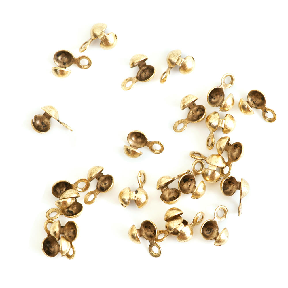 Nunn Design 24kt Gold Plated Ball Chain Connector for 1.8mm & 2.4mm Ball Chain (10)