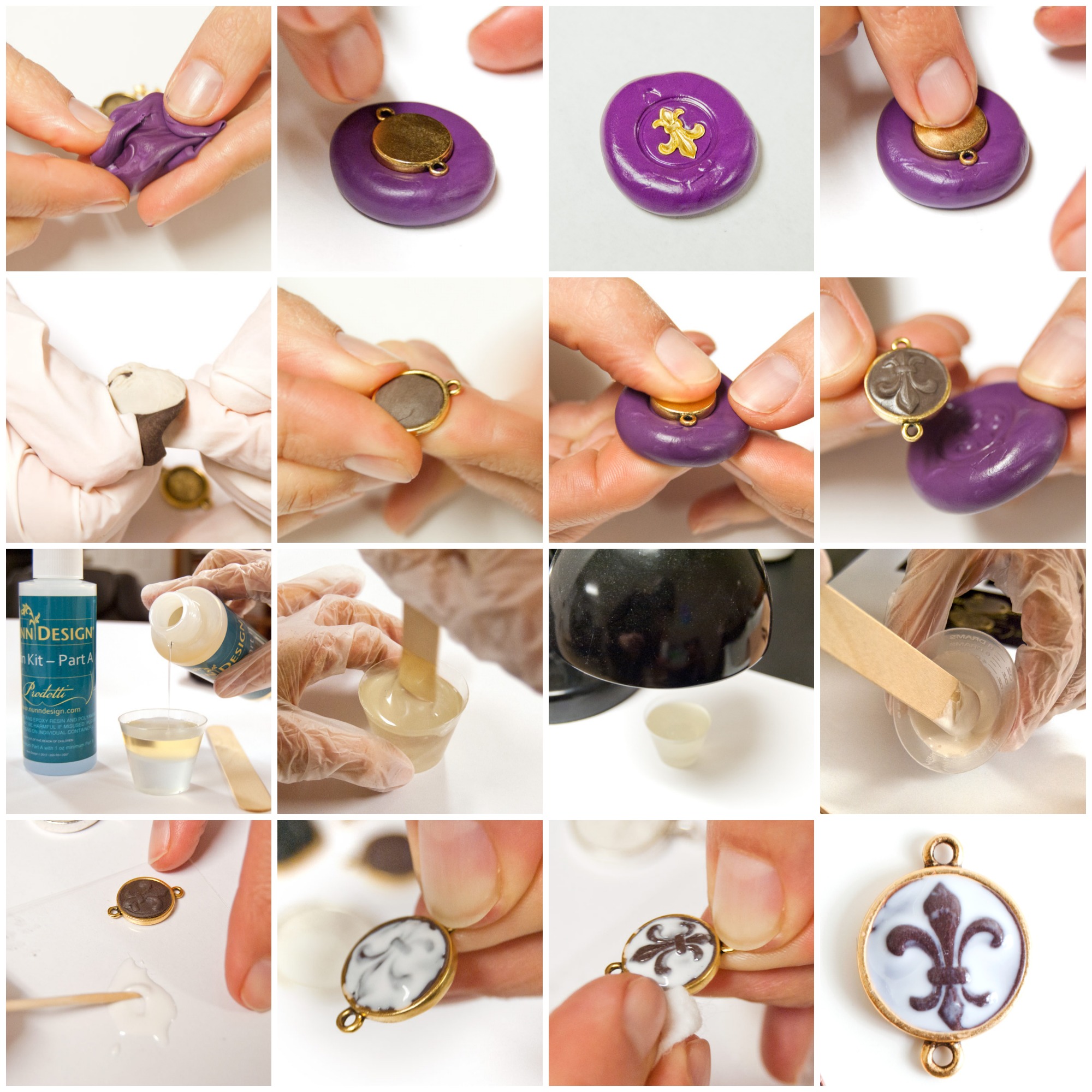 Make Your Own Resin Jewelry: Everything You Need to Create Beautiful Resin  Accessories - Kit Includes: Two-part Epoxy Resin, Resin Dye, Glitter,  Silicone Jewelry Mold, Mixing Cup, Stir Stick, Chain and Jump