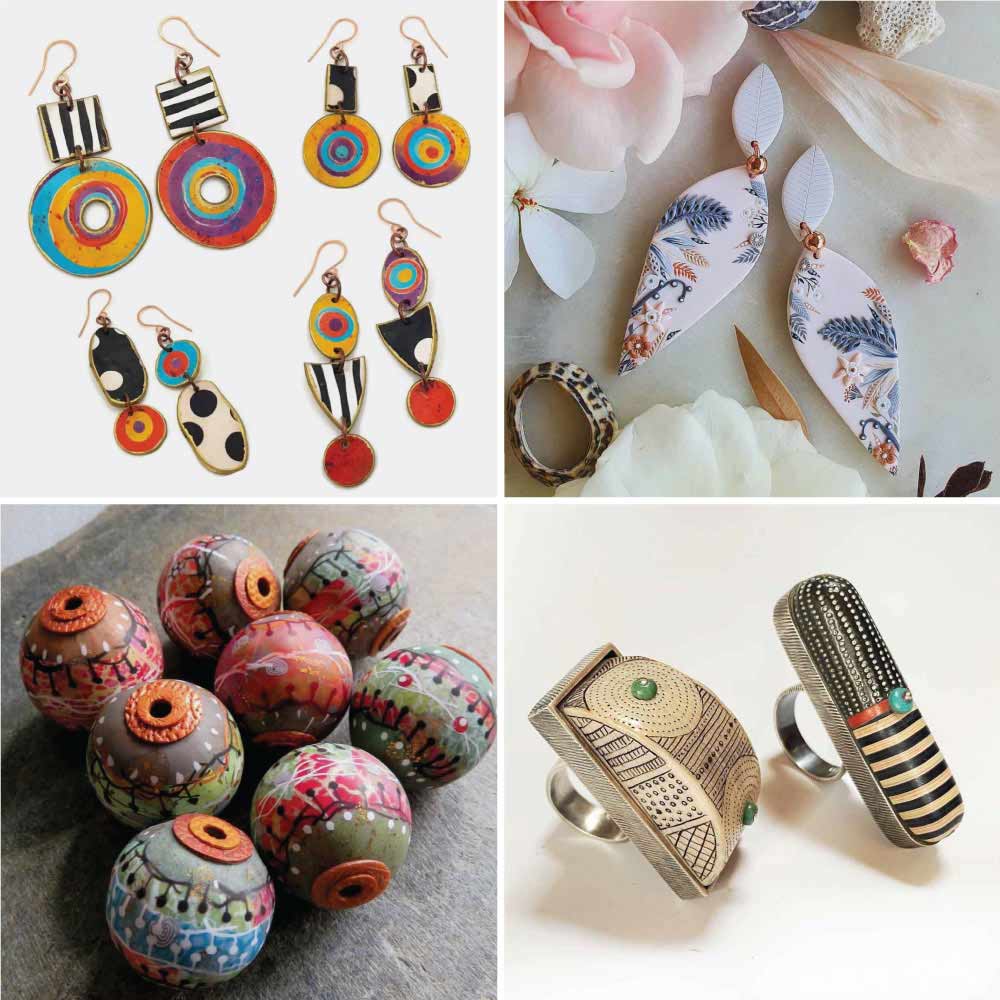 Unique handmade polymer clay earrings – Becky's Creations