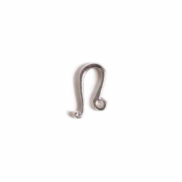 Hook Clasp WhimsyAntique Silver