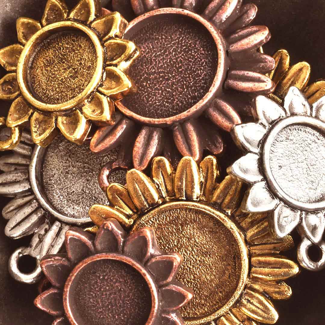 June's Featured Findings | Flower Bezels! - Nunn Design