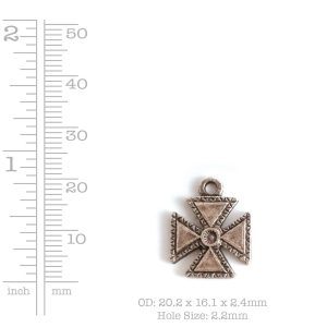 Charm Small Pattee Cross